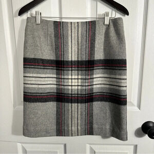Vintage Talbots Petites skirt, 12P, wool blend, plaid, preppy, academia